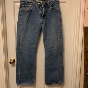 Levi’s 501 straight leg button-fly jeans